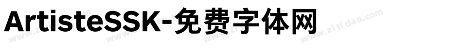 ArtisteSSK字体转换