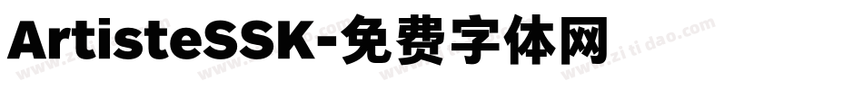 ArtisteSSK字体转换