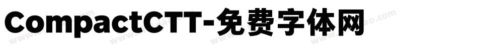 CompactCTT字体转换