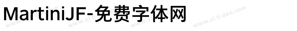 MartiniJF字体转换