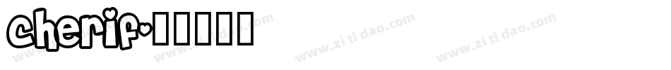 cherif字体转换