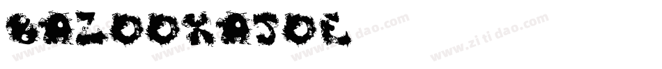 BazookaJoe字体转换