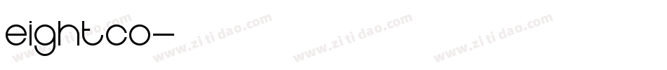 eightco字体转换