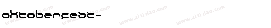 Oktoberfest字体转换
