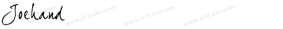 Joehand字体转换