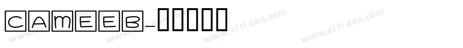 CAMEEB字体转换