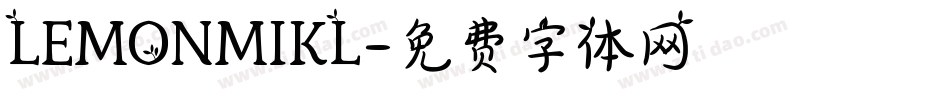 LEMONMIKL字体转换
