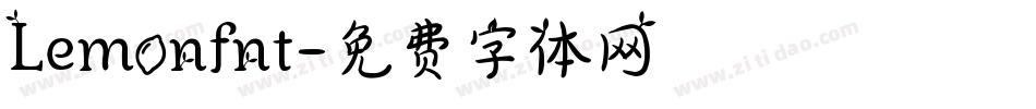 Lemonfnt字体转换