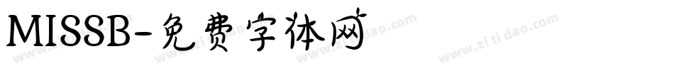 MISSB字体转换