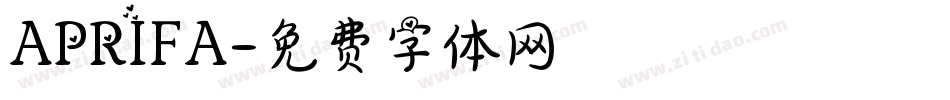 APRIFA字体转换