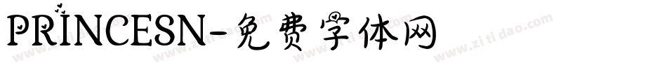PRINCESN字体转换