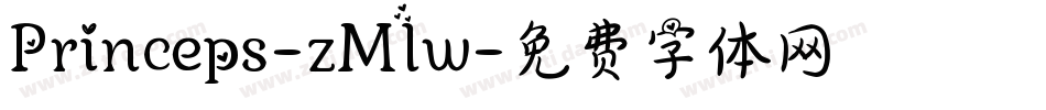Princeps-zMlw字体转换