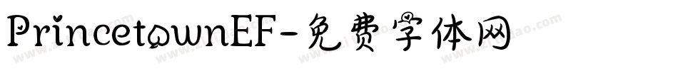 PrincetownEF字体转换