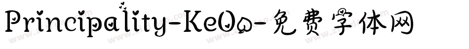 Principality-Ke0o字体转换