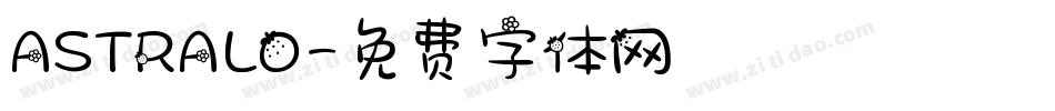 ASTRALO字体转换