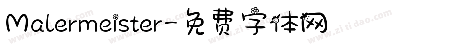 Malermeister字体转换
