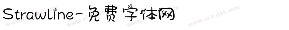 Strawline字体转换