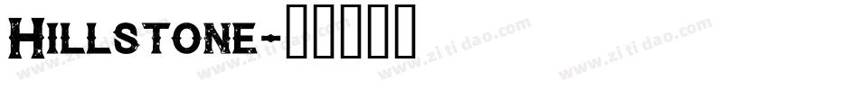 Hillstone字体转换