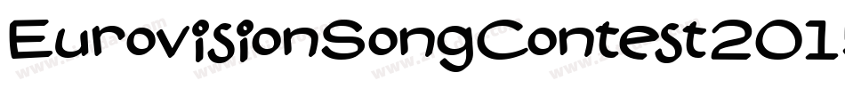 EurovisionSongContest2015V2-aOnE字体转换