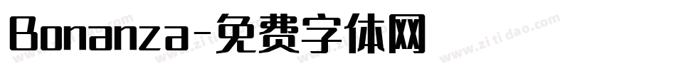 Bonanza字体转换