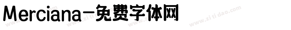 Merciana字体转换