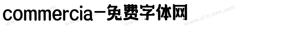 commercia字体转换