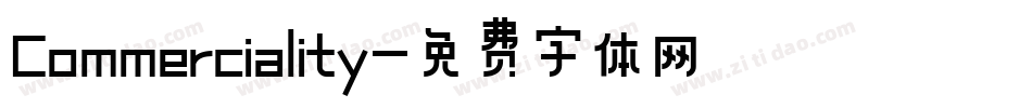 Commerciality字体转换