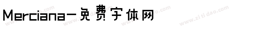 Merciana字体转换