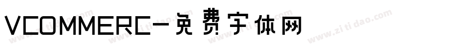 VCOMMERC字体转换