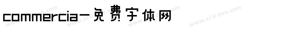commercia字体转换
