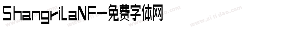 ShangriLaNF字体转换