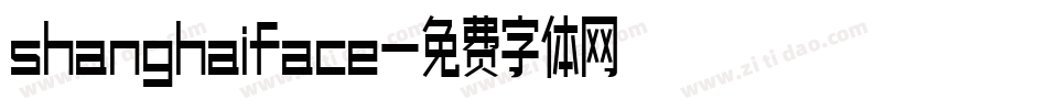 shanghaiface字体转换