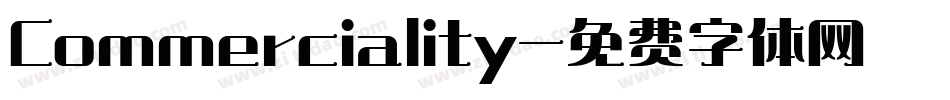 Commerciality字体转换