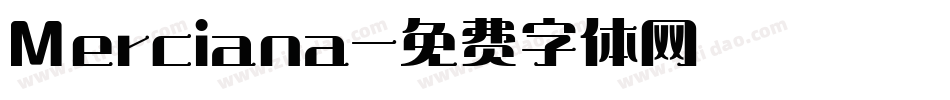 Merciana字体转换