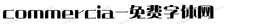 commercia字体转换