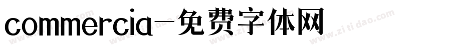 commercia字体转换