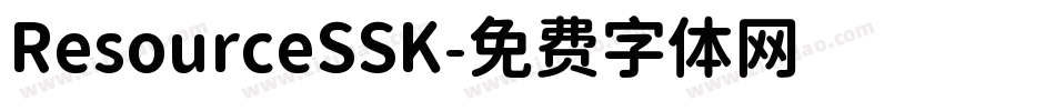 ResourceSSK字体转换
