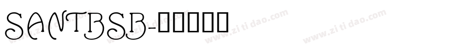 SANTBSB字体转换