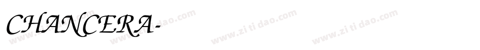 CHANCERA字体转换