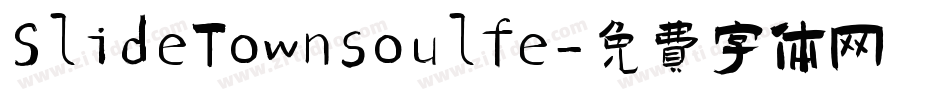 SlideTownsoulfe字体转换