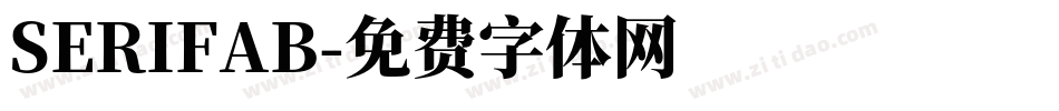 SERIFAB字体转换