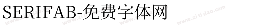 SERIFAB字体转换
