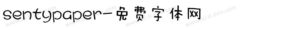 sentypaper字体转换