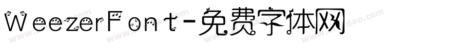 WeezerFont字体转换