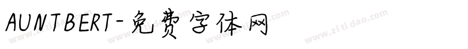 AUNTBERT字体转换