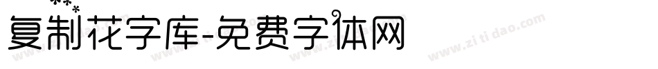 复制花字库字体转换