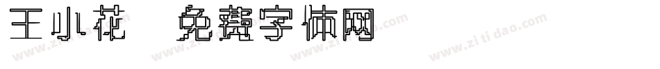 王小花字体转换