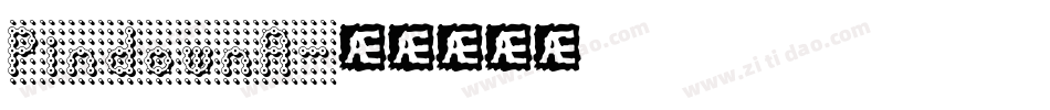PindownA字体转换