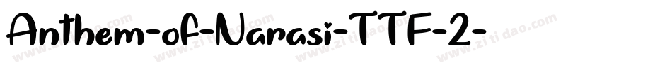 Anthem-of-Narasi-TTF-2字体转换