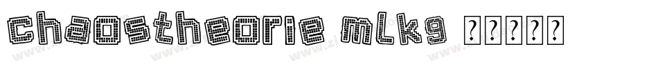 ChaosTheorie-mLK9字体转换